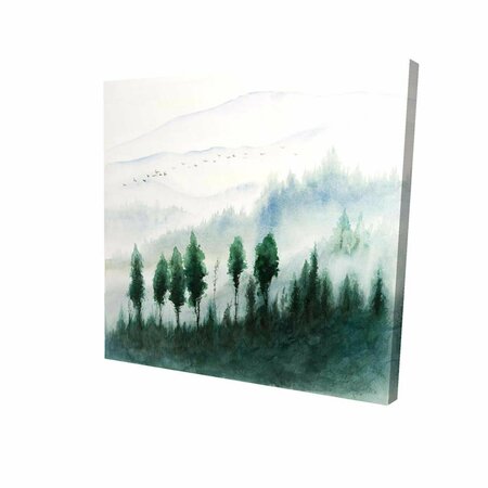 FONDO 32 x 32 in. Landscape In Watercolor-Print on Canvas FO2788588